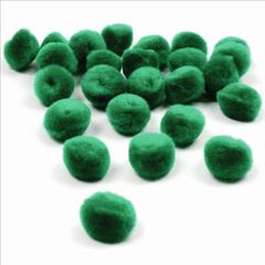 POM-POM TAM. 14MM VERDE ESMERALD COR.260