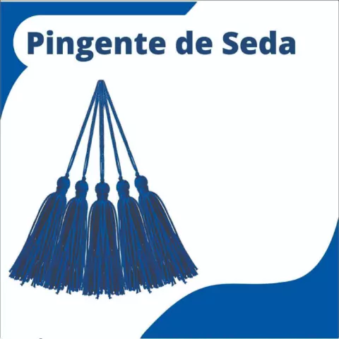 TASSEL 7CM AZUL ROYAL COR.207 COM 10