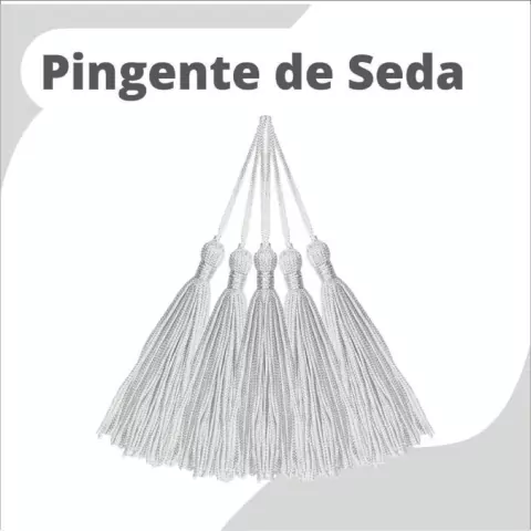 TASSEL 7CM BRANCO COR.101 COM 10