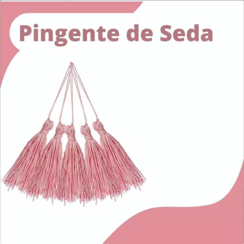 TASSEL 7CM ROSA CLARO COR.132 COM 10
