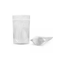 SACO STAND UP POUCH ZIPLOCK TRANSPARENTE COM VISOR - 10X15X10+3 C0M 50 UND