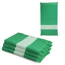 TOALHA LAVABINHO VERDE BANDEIRA 23X38CM - comprar online