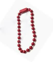 CORRENTE DE BOLINHA 2,4MM VERMELHA C/ 10 - comprar online