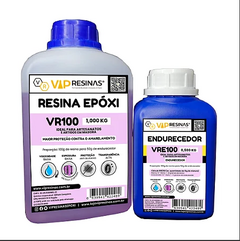 RESINA EPÓXI COM PROTEÇÃO UV VR100 1,5KG – BAIXA ESPESSURA / BAIXA VISCOSIDADE