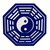 BAGUÁ FENG SHUI ESPELHADO AZUL