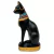 BASTET PRETA - 14 CM - Proteção - Deusa do amor - Abertura de caminhos - Afasta energias negativas - Protetora dos gatos -