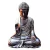 BUDA COMPAIXÃO PRATEADO - 30 CM - O iluminado - Renascimento - Avalokiteshvara - Capacidade de ver e ajudar