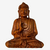 BUDA SIDDHARTA ENTALHADO EM MADEIRA - 30 CM - Despertar espiritual - Paz - Medtação - Atenção Plena -