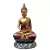BUDA SENTADO DOURADO - 24 CM - Sabedoria- O iluminado - Realização Espiritual - Decoração - Meditação -