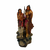 ÍNDIOS COM LOBO - CULTURA INDIGENA - CORAGEM - CONEXÃO -FORÇA - SABEDORIA - 18,5 CM - comprar online