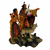 ÍNDIOS COM LOBO - CULTURA INDIGENA - CORAGEM - CONEXÃO -FORÇA - SABEDORIA - 18,5 CM