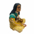 ÍNDIO XAMÃ SENTADO - 13 CM - Cultura indígena - Força - Sabedoria - Conexão - Coragem - comprar online