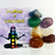 KIT PEDRAS 7 CHAKRAS - PEDRAS ROLADAS - HARMONIA - BEM-ESTAR - EQUILÍBRIO