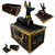 PORTA JOIA CHACAL PRETO -16 CM - comprar online
