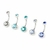 Piercing de ombligo acero- Precio por unidad