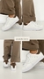 Zapatilla Overs Blanca con chocolate en internet