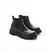 Bota con elástico CRIMEA 32 - SAVAGE - Cuero Argentino NEGRO - comprar online