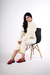 Slingback Maria Verniz Vermelho - loja online