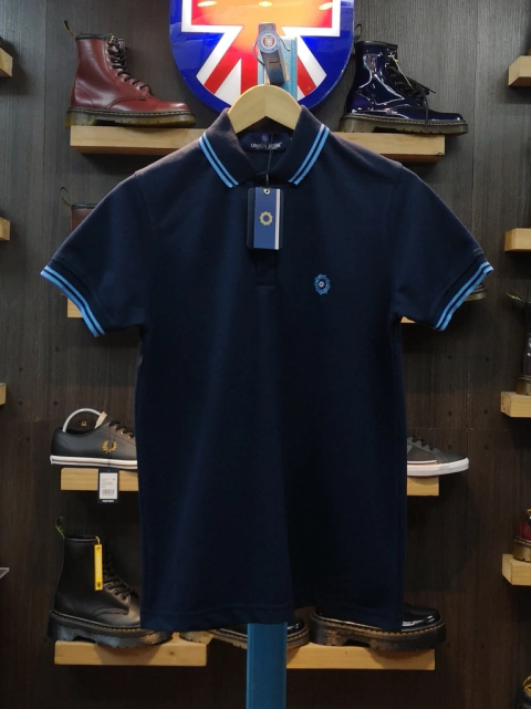 Polo London Stone® Azul Marino / Celeste