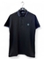 Polo London Stone® Negro / Magenta / Cian