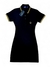 Vestidos London Stone® Negro / Amarillo / Blanco