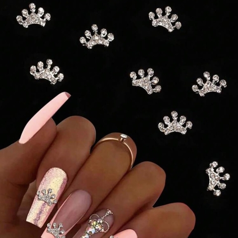 Dije Corona c/ strass x unidad