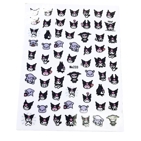 Sticker sanrio kuromi