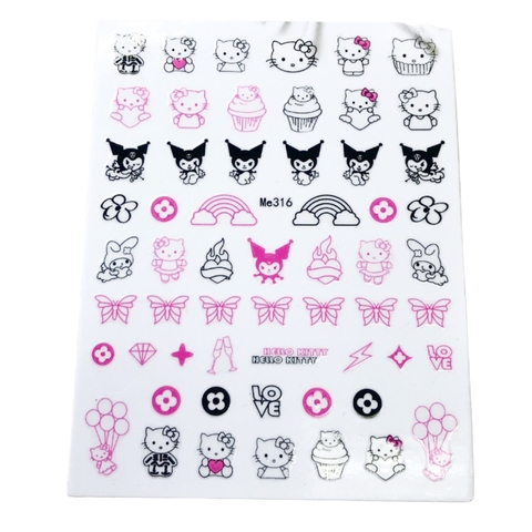 Stickers kitty and kuromi