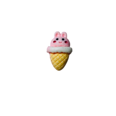 Aplique helado coneja