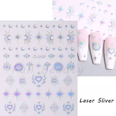 Sticker sol & luna 3D Holo x u. - comprar online