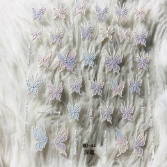 Sticker mariposa aurora 9D x u - comprar online