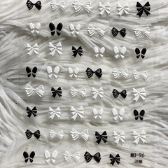 Sticker moño coquette 9d - comprar online