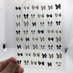 Sticker moño coquette 9d