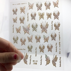 Sticker mariposa aurora 9D x u