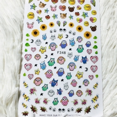Sticker buho colors