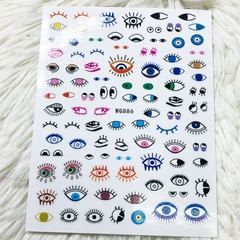 sticker ojo turco colores