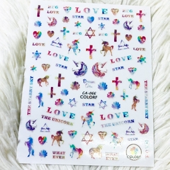 Stickers LOVE UNICORNS
