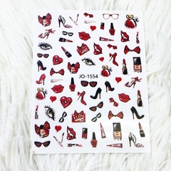 sticker girls red - comprar online
