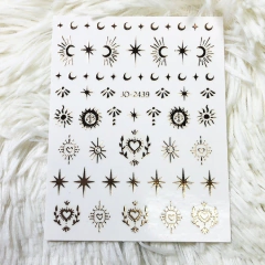 Sticker sol & luna 3D Rose Gold x u. - comprar online