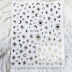 Sticker galaxy 3d rose gold - comprar online