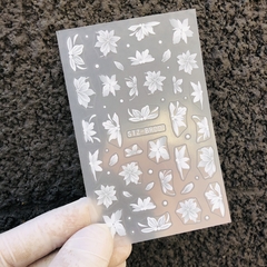 Sticker Camelia Blanca x u.