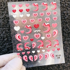Sticker corazon chicas superpoderosas - comprar online