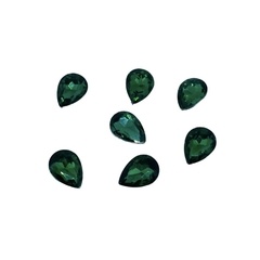 piedra conica 3d gota verde oscuro 10x14 x6u