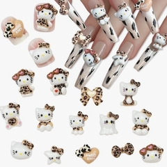 Aplique mix kitty animal print surtido x5u - comprar online