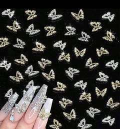 Imagen de Dijes Mariposas c/Strass x u.