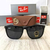 Óculos de sol Ray ban Wayfarer RB 4129 masculino preto fosco novo - comprar online