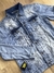Jaqueta jeans destroyed - comprar online