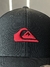 Boné quiksilver letreiro ( preto/vermelho ) - comprar online