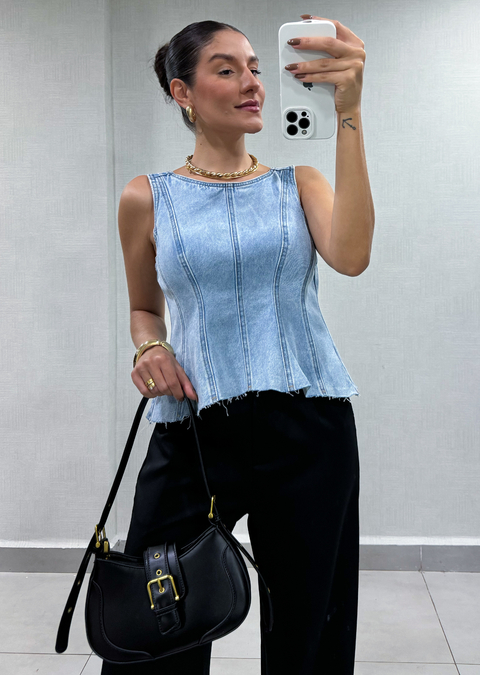 Blusa Jeans Premium Clara - comprar online