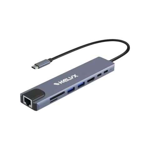 HUB USB tipo-c Kelyx KL-HUB-8P - comprar online